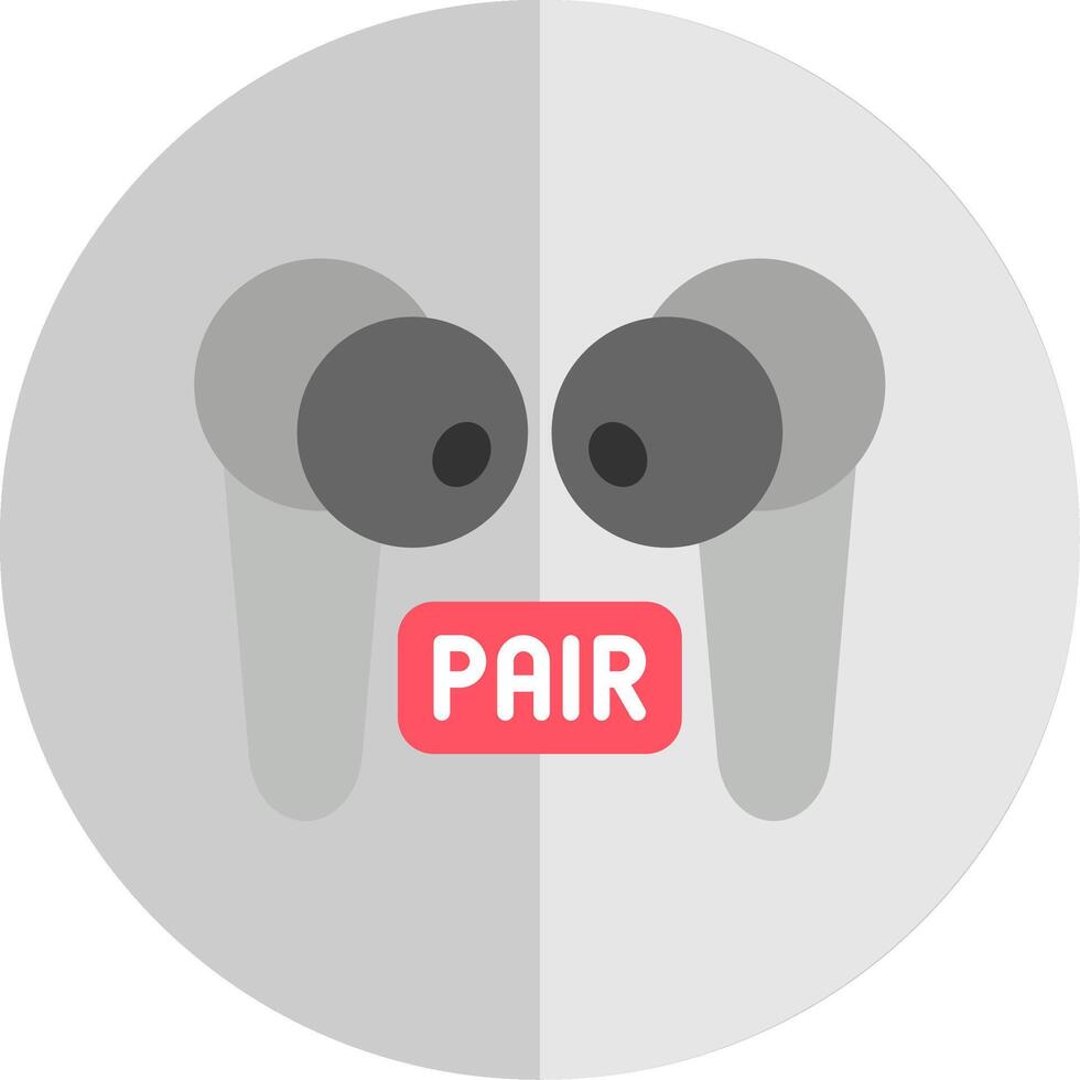 Pairing Flat Scale Icon Design vector