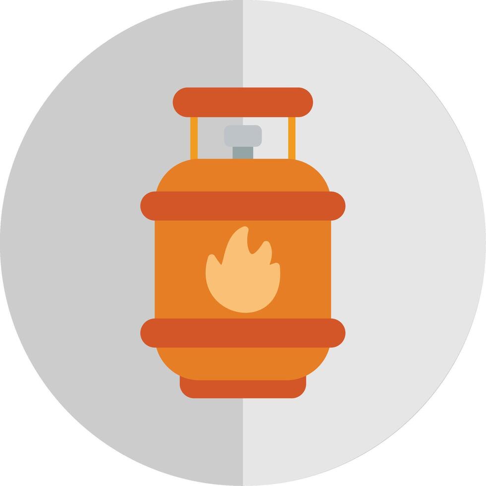 Gas Flat Scale Icon Design vector
