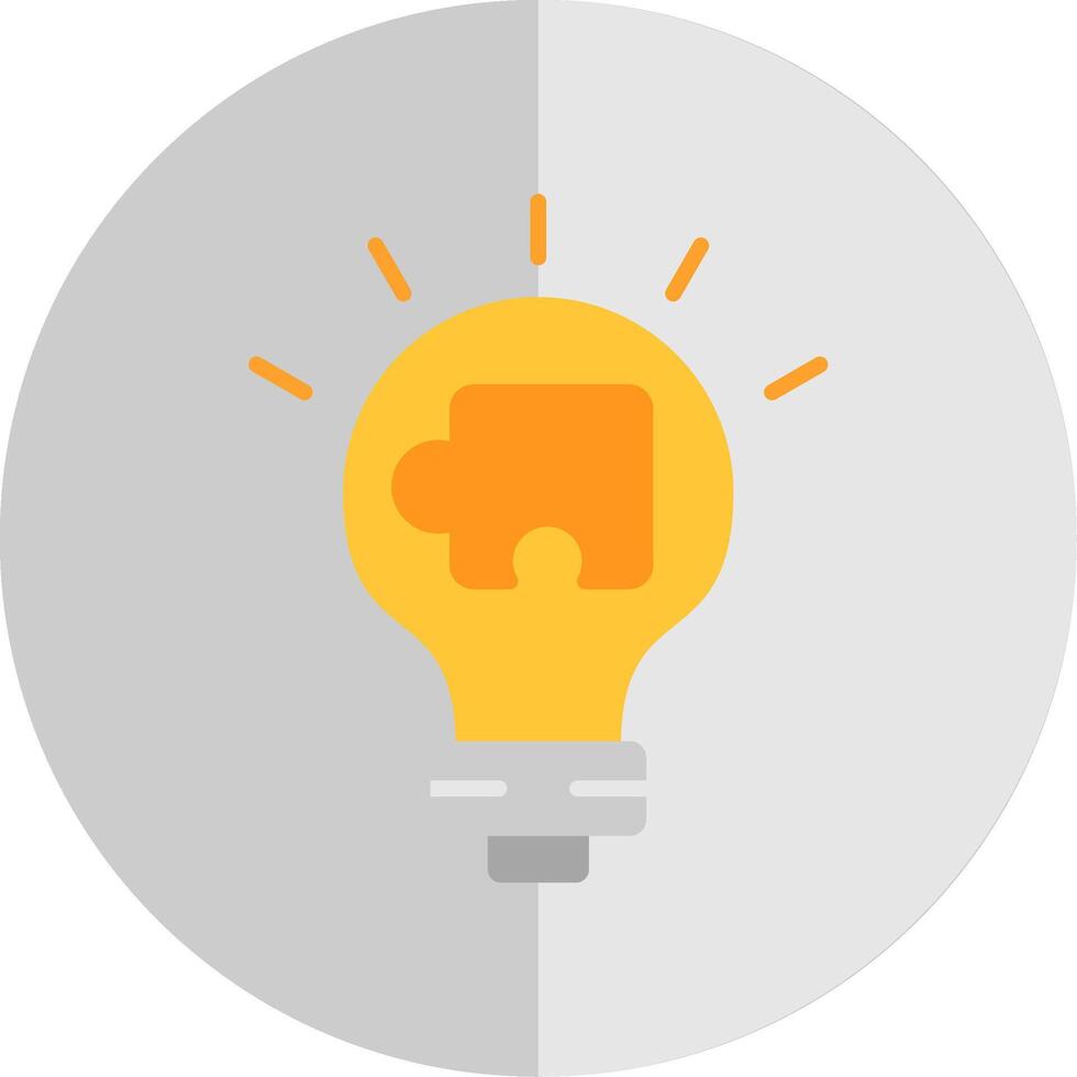 Solution Flat Scale Icon Design vector