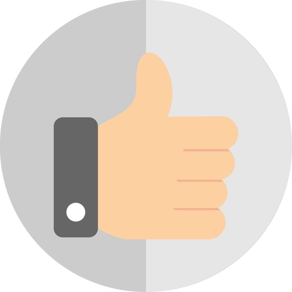 Like Flat Scale Icon Design vector