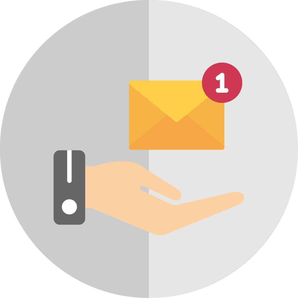 Email Flat Scale Icon Design vector