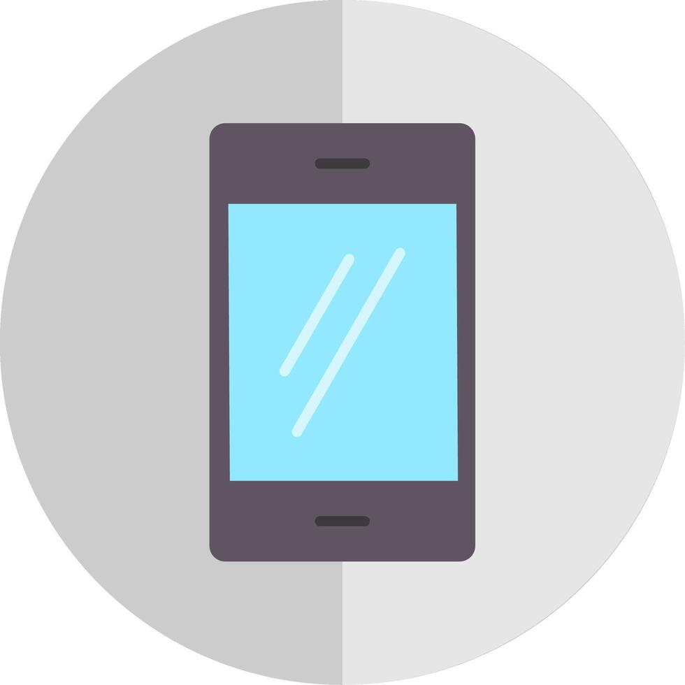 Smartphone Flat Scale Icon Design vector