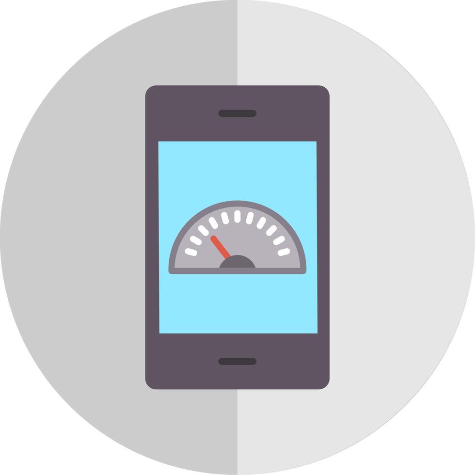 Dashboard Flat Scale Icon Design vector