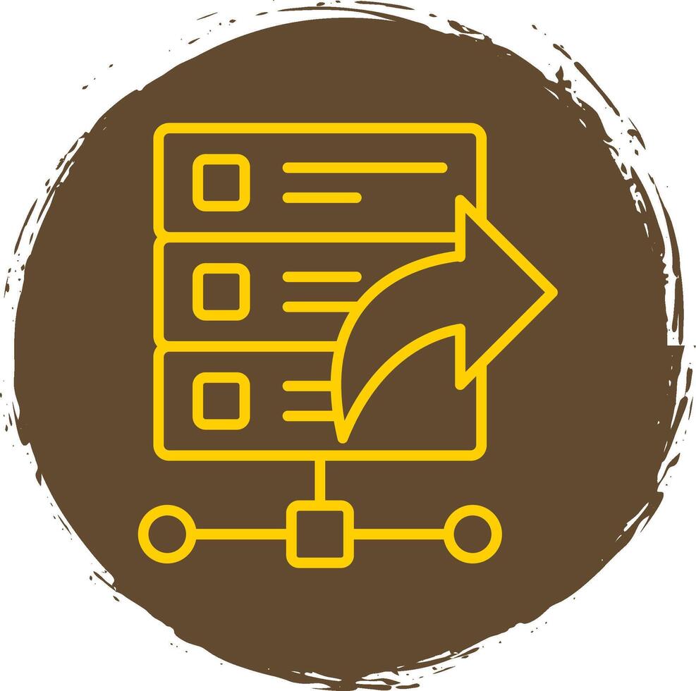 Send Data Line Gradient Icon Design vector