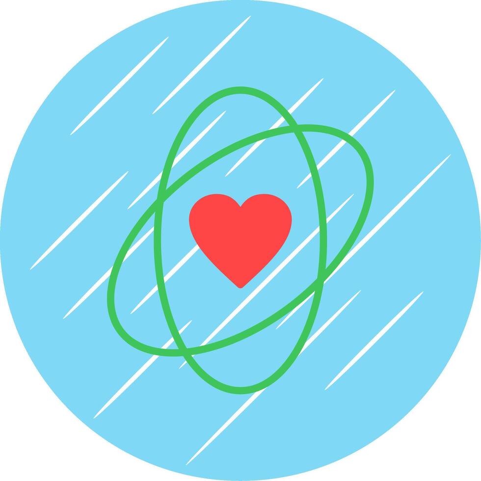 Values Flat Circle Icon Design vector
