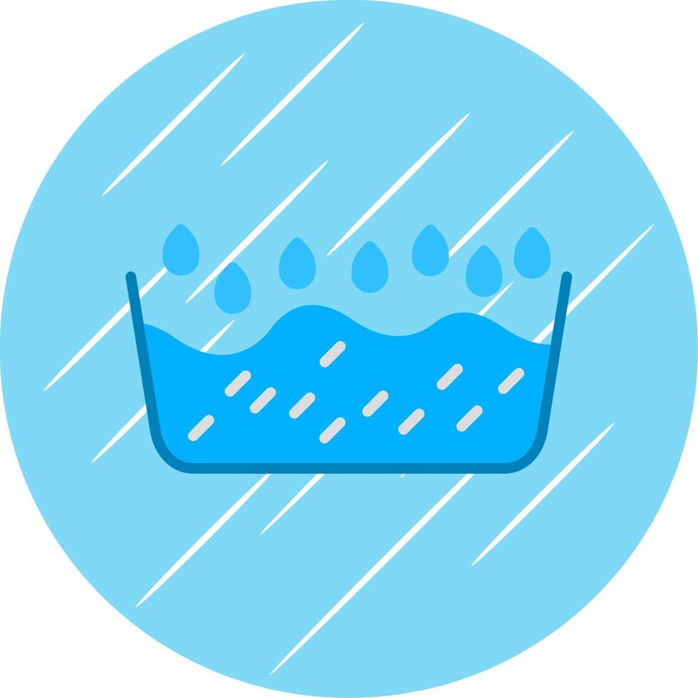 Laundry Flat Circle Icon Design vector