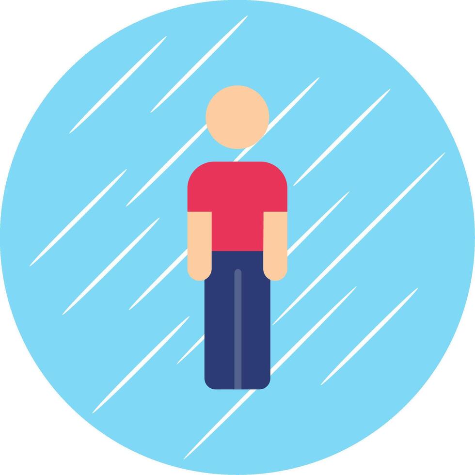Person Flat Circle Icon Design vector