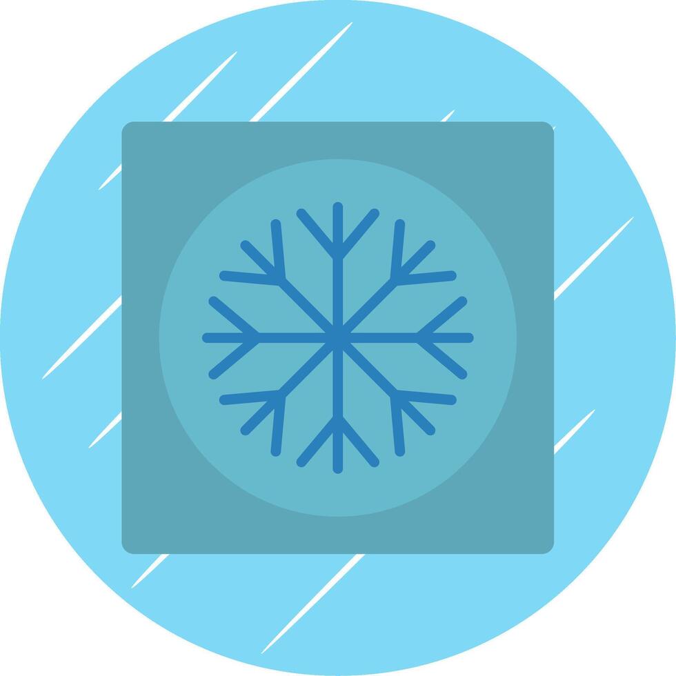 Ac Flat Circle Icon Design vector