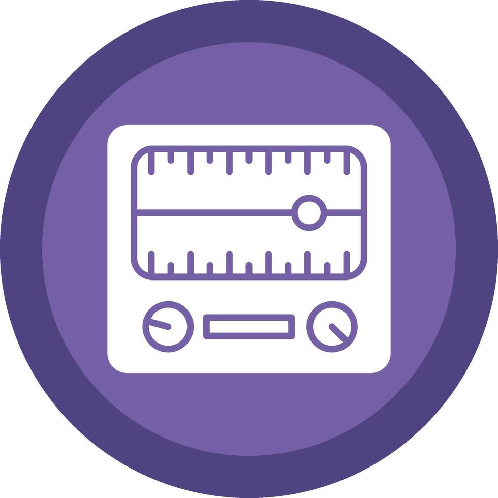 Dial Line Shadow Circle Icon Design vector