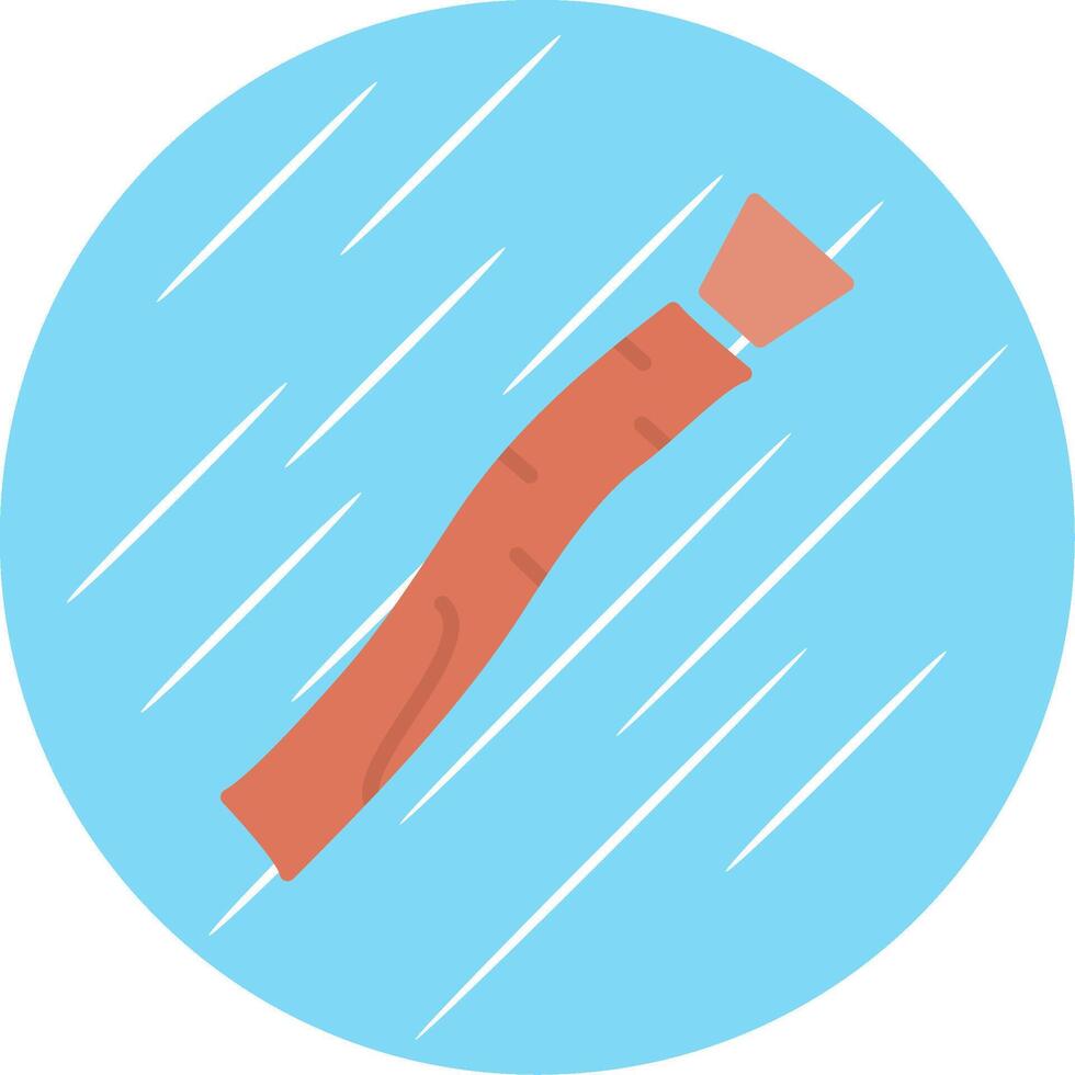 Miswak Flat Circle Icon Design vector