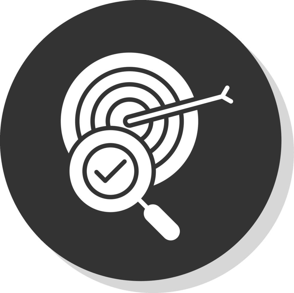 Target Flat Circle Icon Design vector