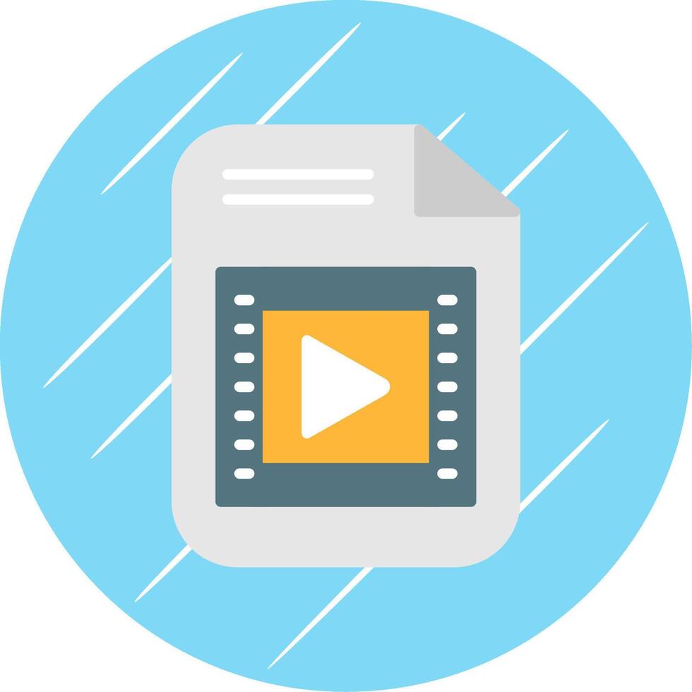 File Flat Circle Icon Design vector