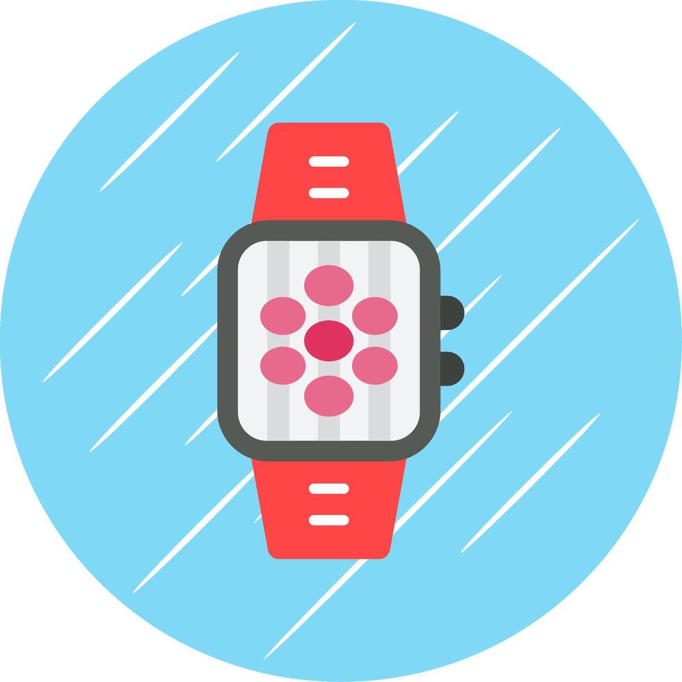 Apps Flat Circle Icon Design vector