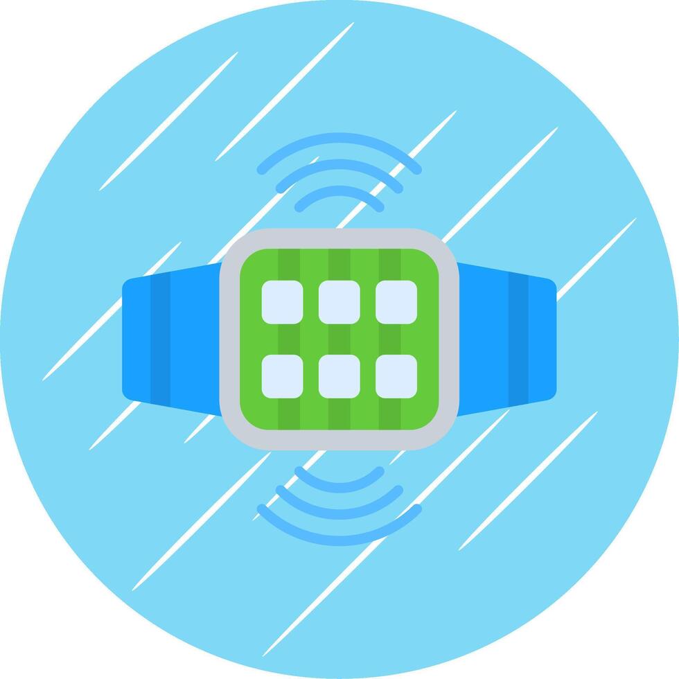 Connection Flat Circle Icon Design vector