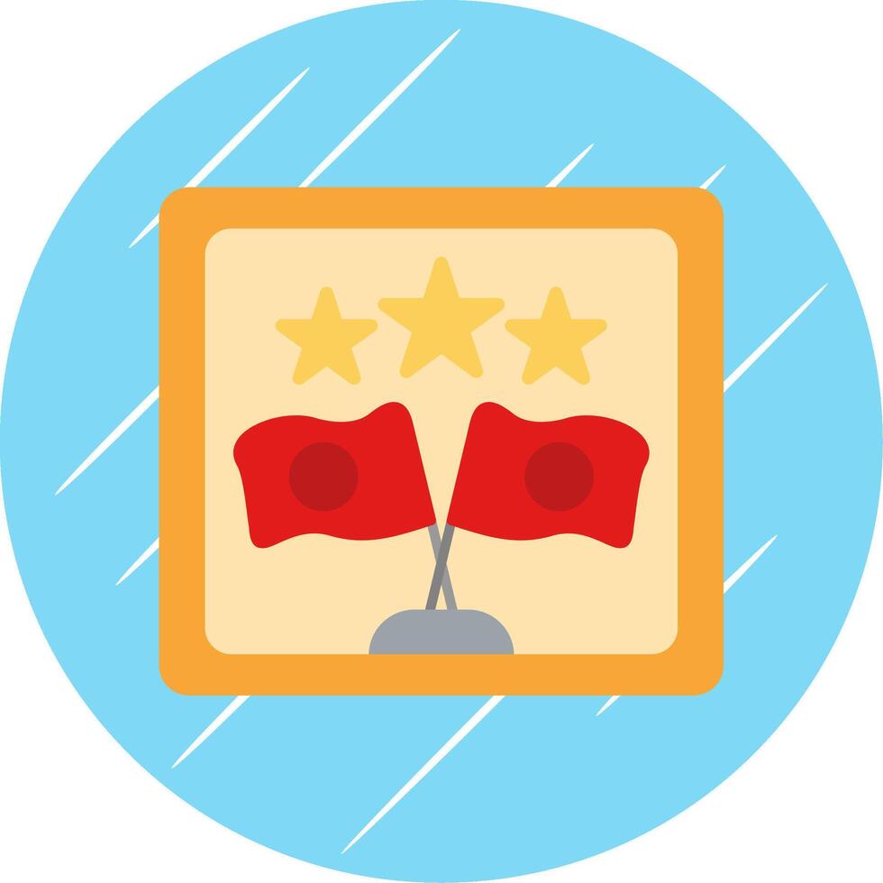 Frame Flat Circle Icon Design vector