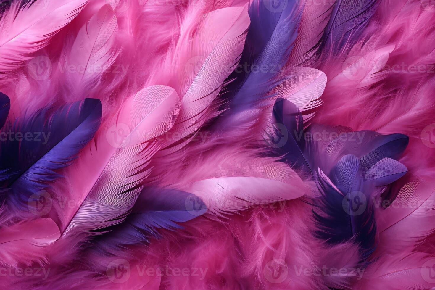 Pink Fluffy Feathers Background, Pink Feathers Pattern, Beautiful Feathers background, Feathers Wallpaper, bird feathers pattern, photo