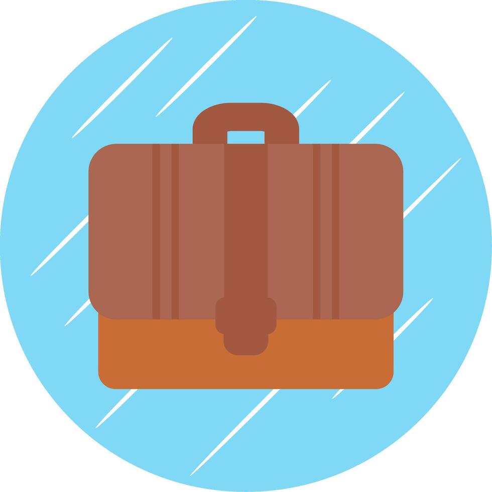 Portfolio Flat Circle Icon Design vector