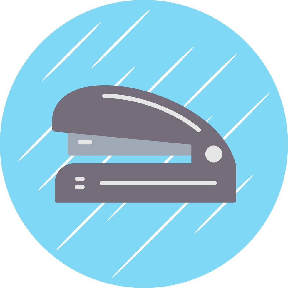 Stapler Flat Circle Icon Design vector