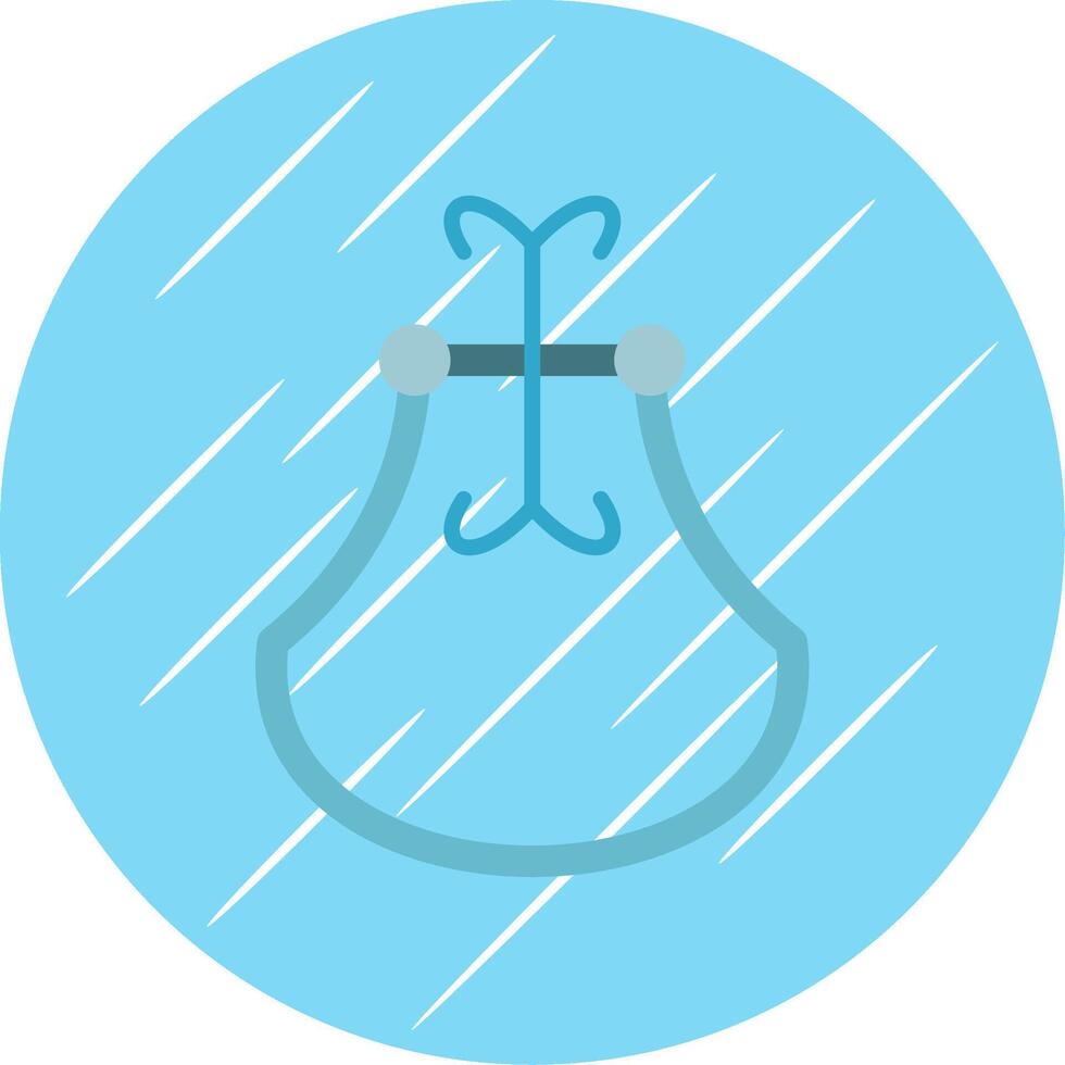 Door Knocker Flat Circle Icon Design vector