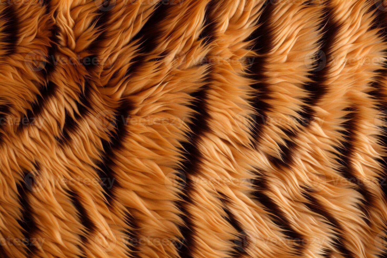 Tiger Skin Fur Texture, Tiger Fur Background, Fluffy Tiger Skin Fur Texture Background, Tiger Skin Fur Pattern, Animal Skin Fur Texture, photo