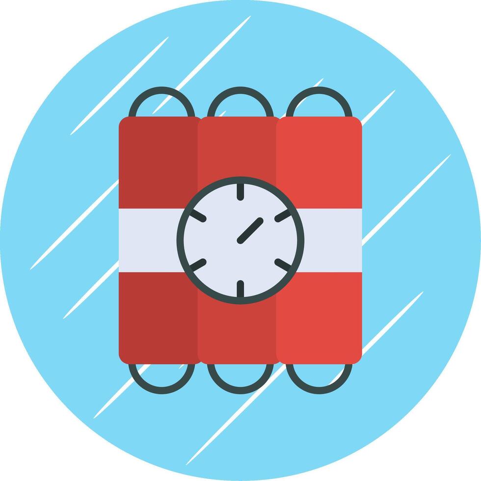 C4 Flat Circle Icon Design vector