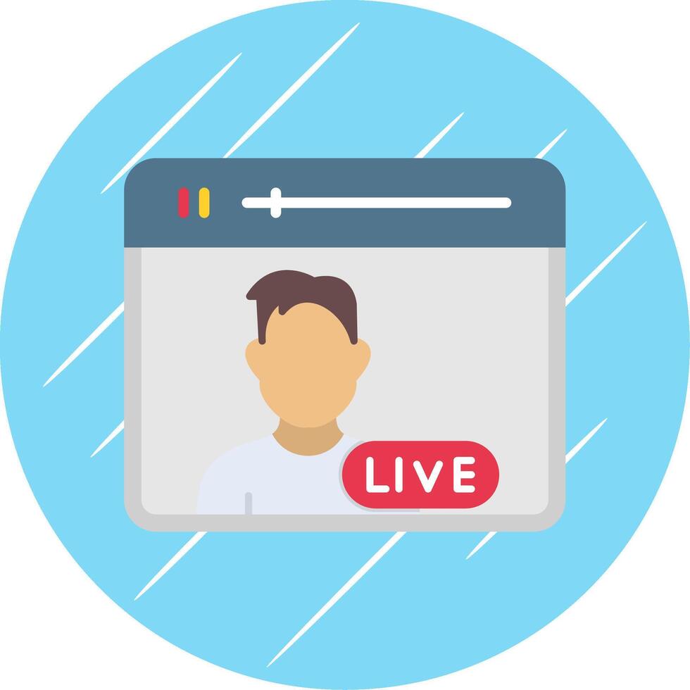 Flat Circle Icon Design vector