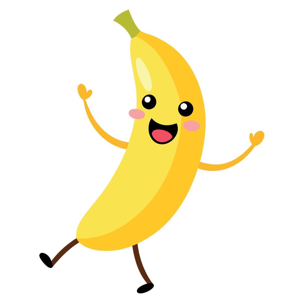 A minimalist Carton Character with smile flat style illustration vector
