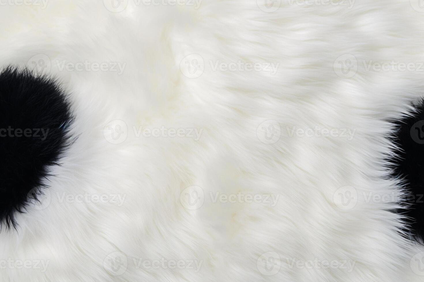 Panda Skin Fur Texture, Panda Fur Background, Fluffy Panda Skin Fur Texture, Animal Skin Fur Texture, Fur Background, White Fur Texture, photo