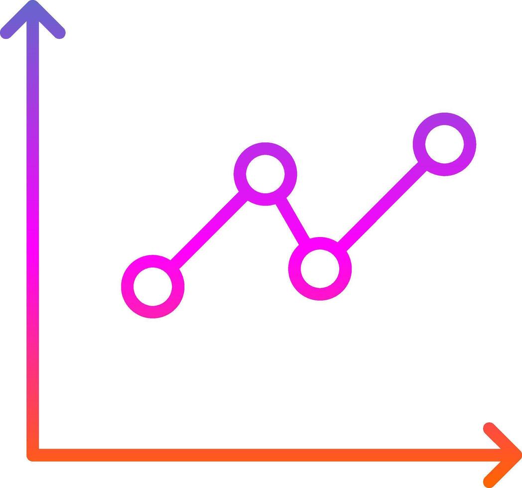 Line Circle Multi Circle Graphic Line Gradient Icon Design vector