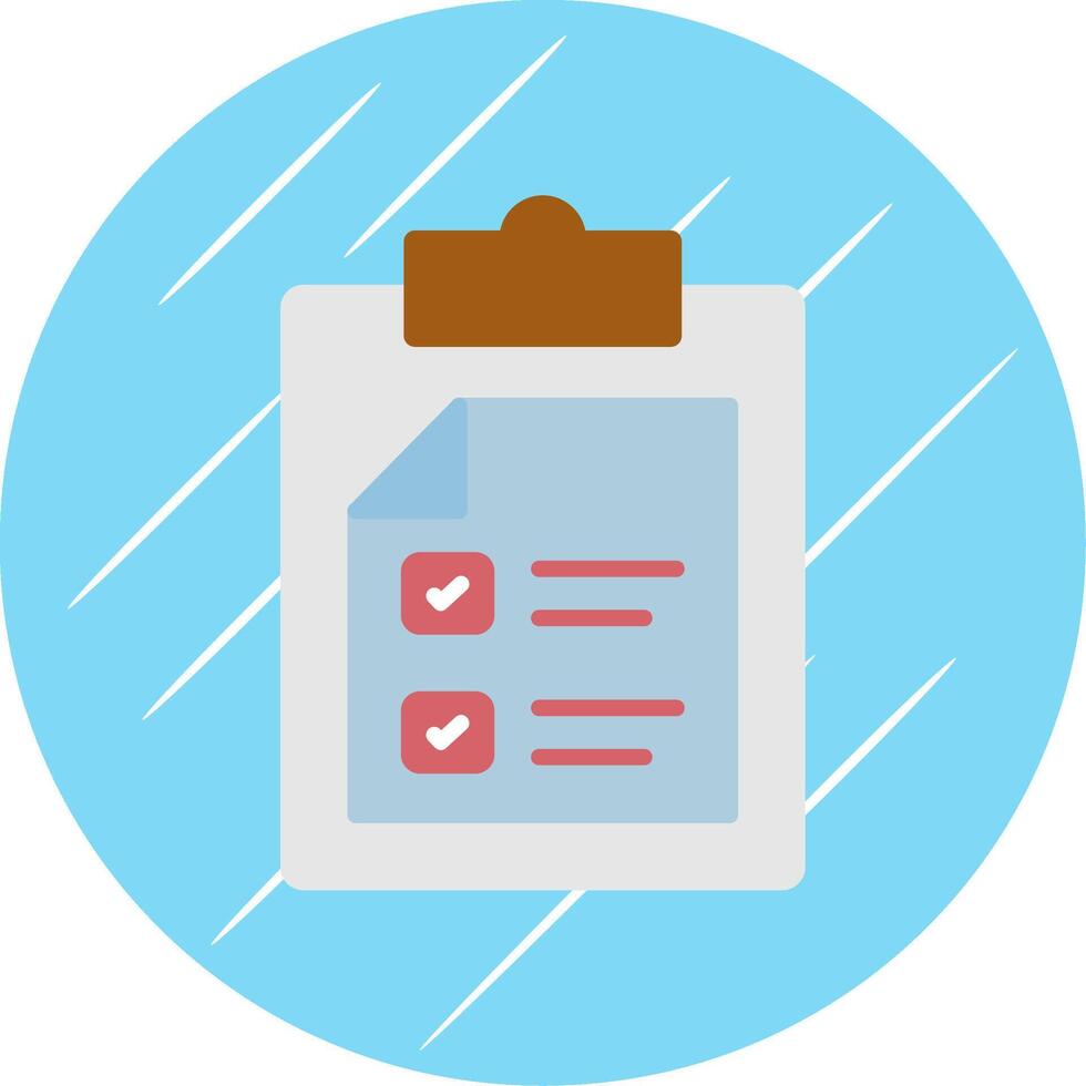 Passed Flat Circle Icon Design vector