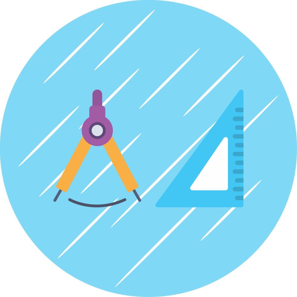 Geometry Flat Circle Icon Design vector