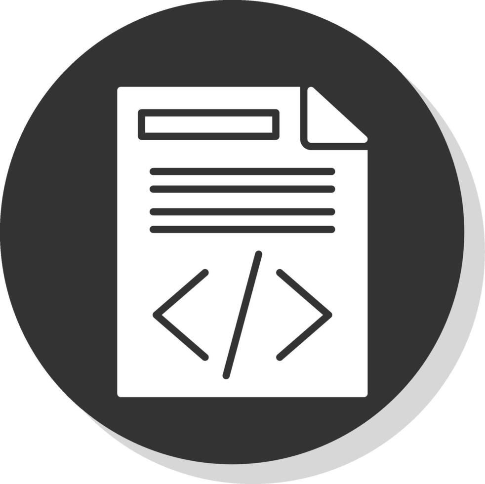 Document Flat Circle Icon Design vector