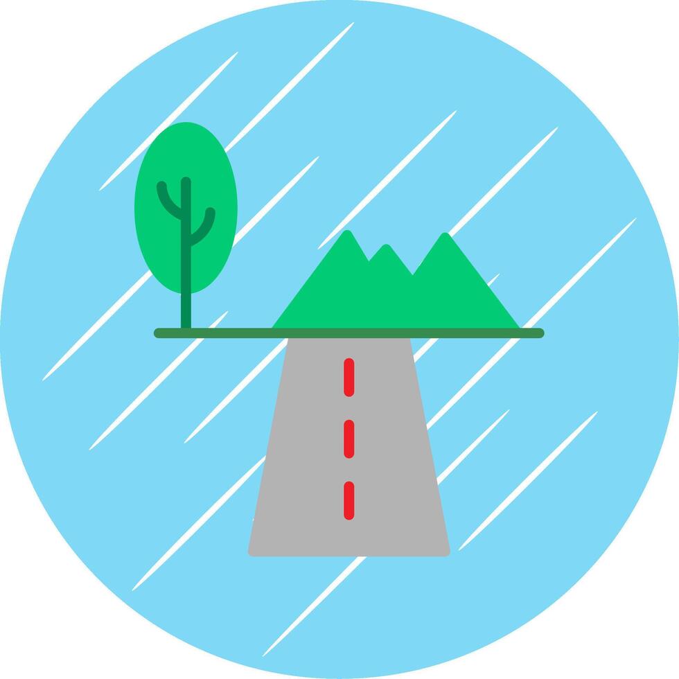 Flora Flat Circle Icon Design vector