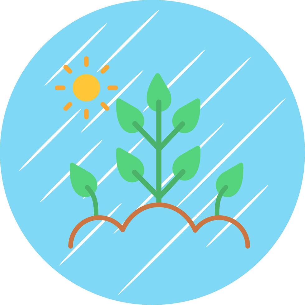 Farming Flat Circle Icon Design vector