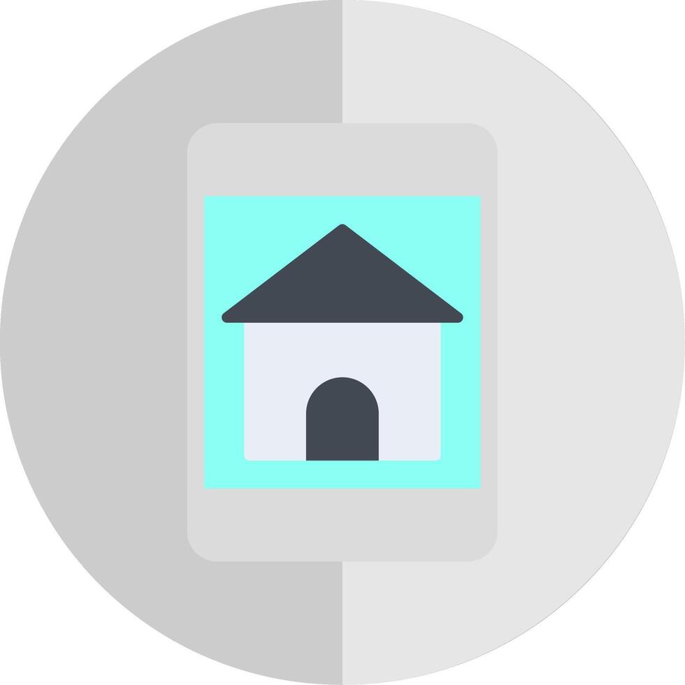 Find Home OnLine Circle Multi Circle Flat Scale Icon Design vector
