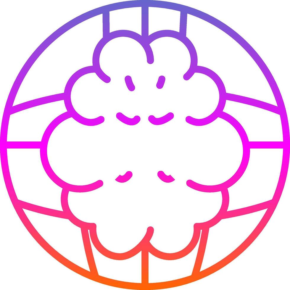 Network Line Gradient Icon Design vector