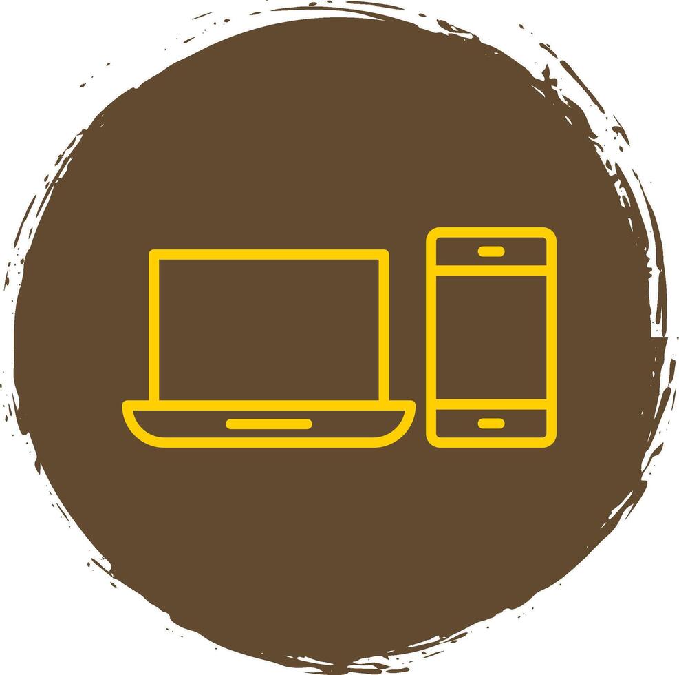 Devices Line Gradient Icon Design vector