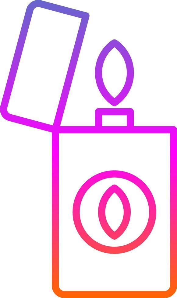 Lighter Line Gradient Icon Design vector