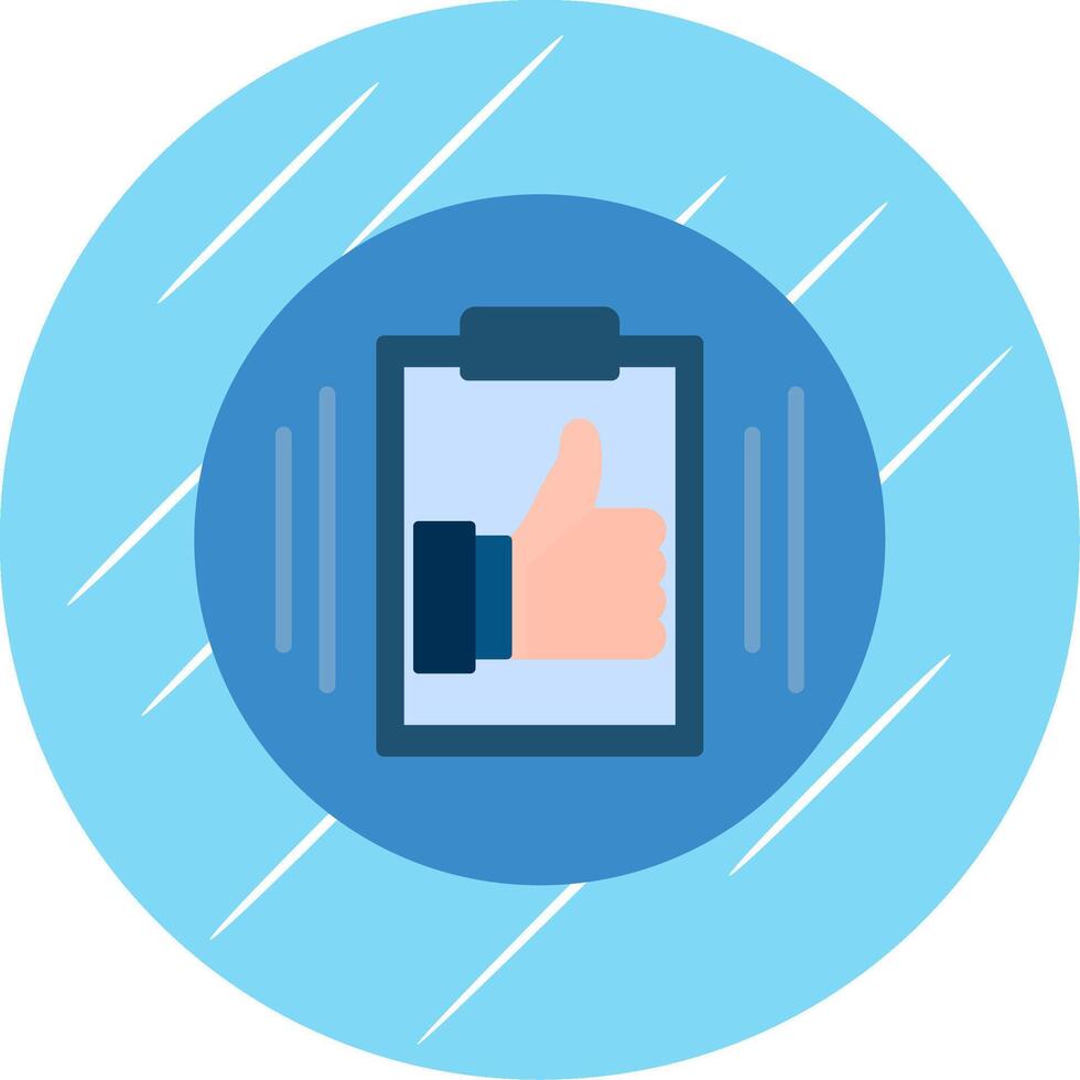 Competence Flat Circle Icon Design vector