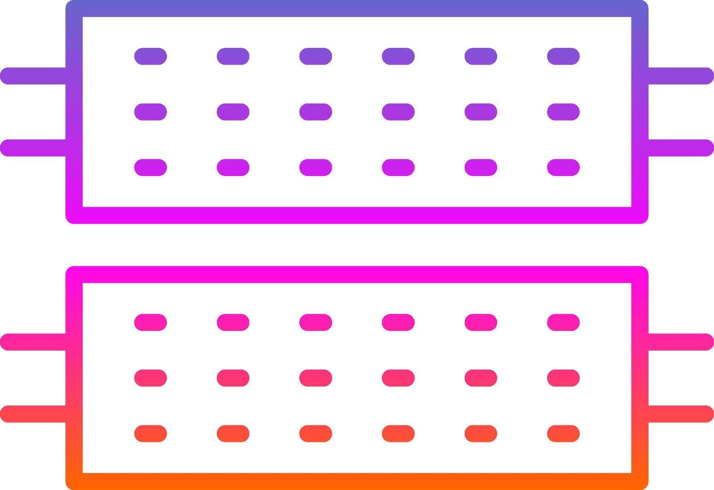 Led Line Gradient Icon Design vector