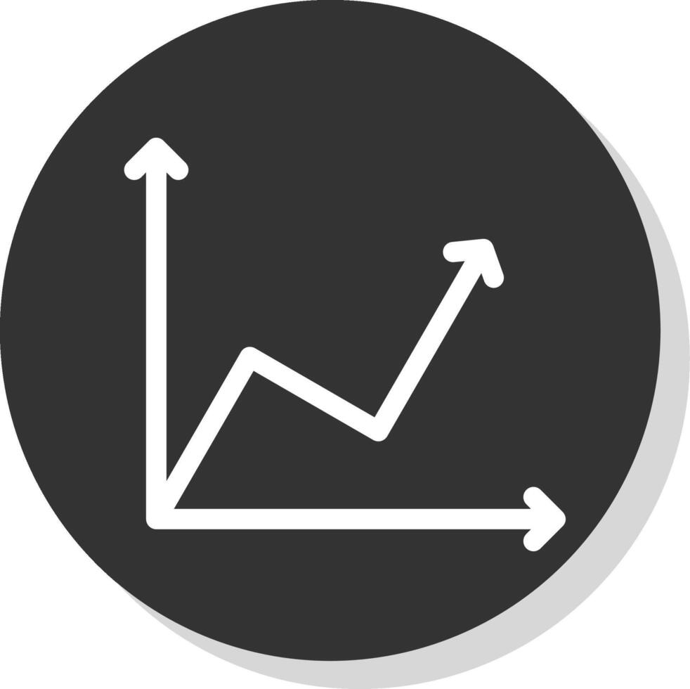 Line Circle Multi Circle Chart Glyph Shadow Circle Icon Design vector