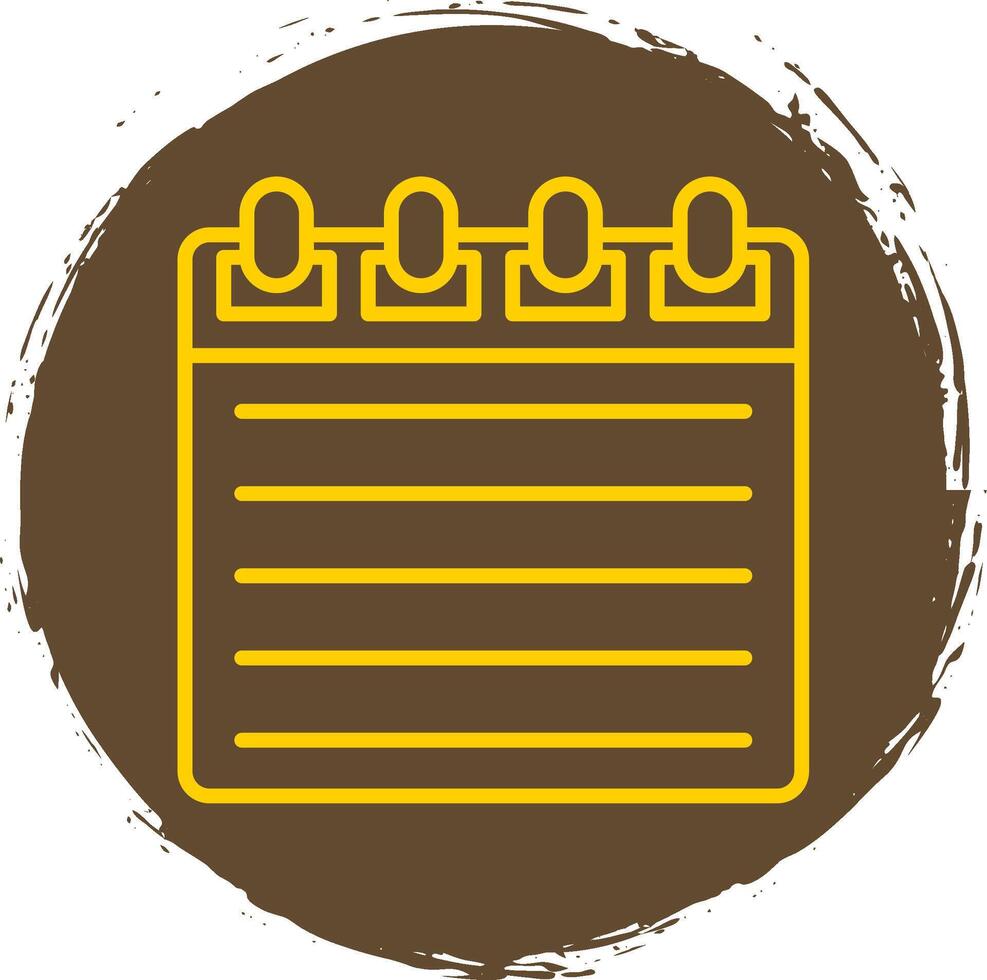 Notepad Line Gradient Icon Design vector
