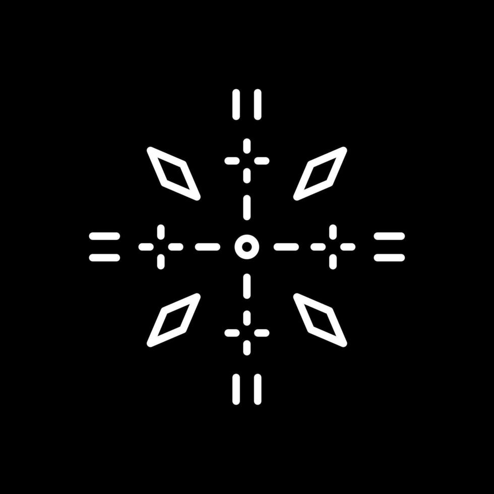 Firework Line Inverted Icon Design vector