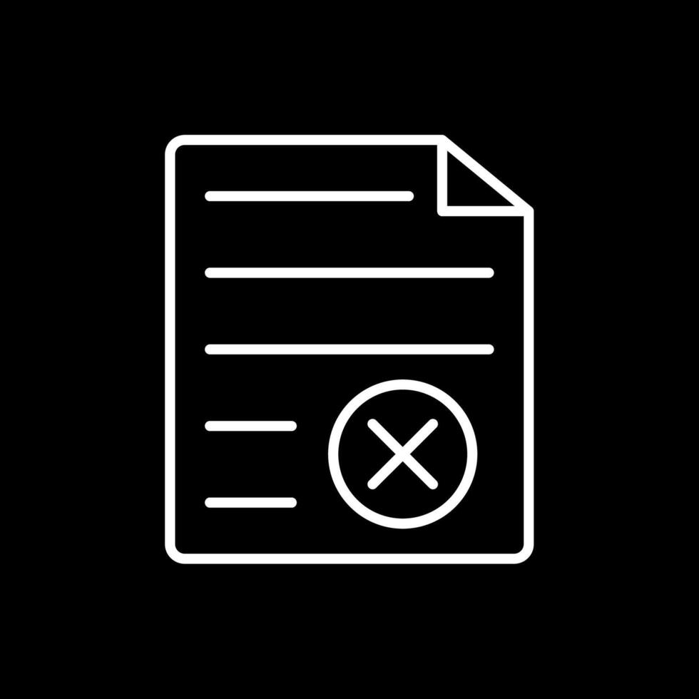 File Format Line Inverted Icon Design vector