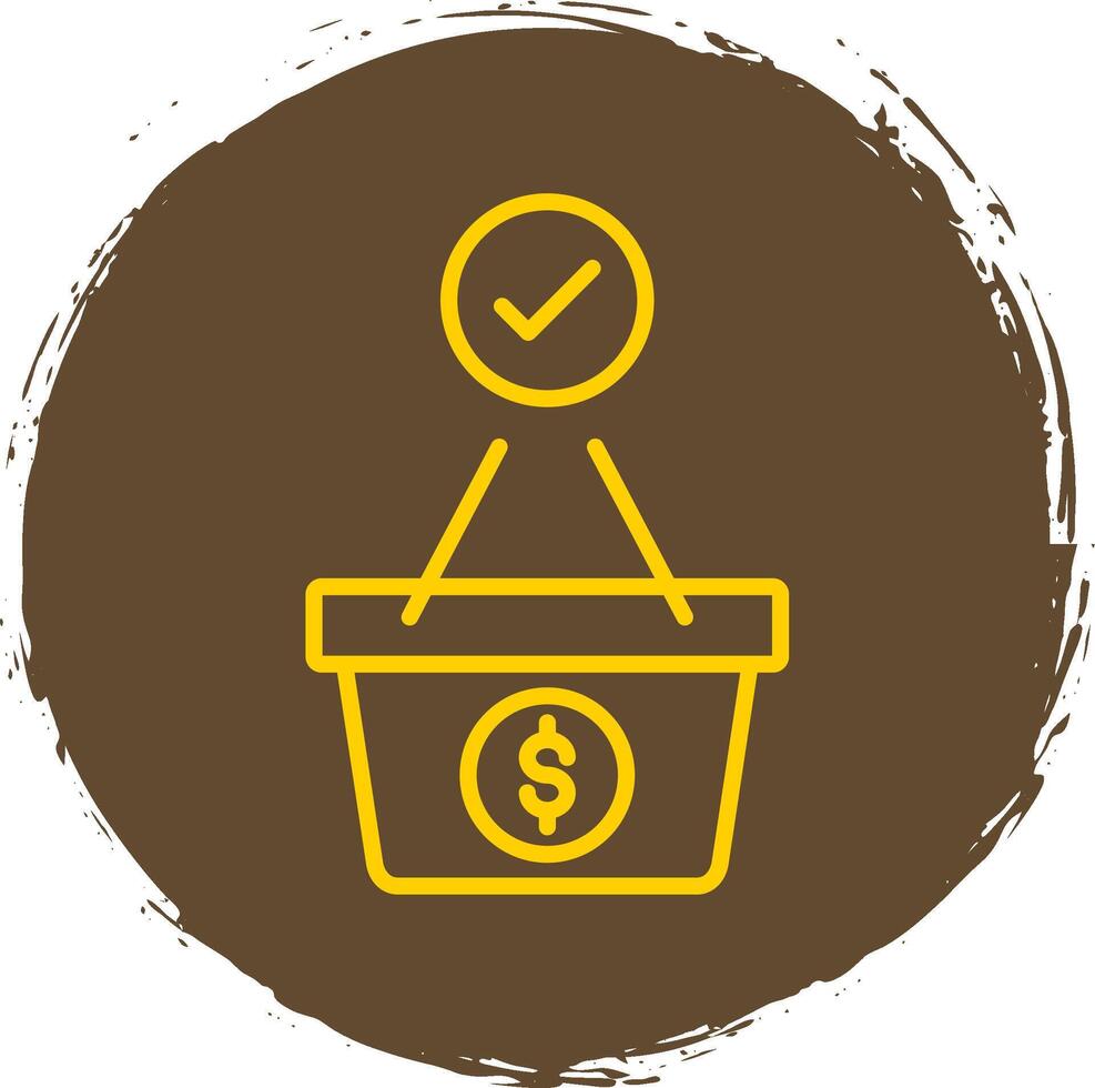 Order Confirmation Line Gradient Icon Design vector