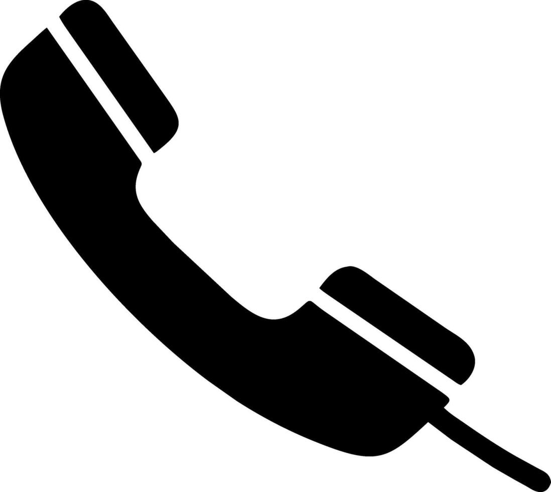 Telephone Icon Flat Style Illustration vector