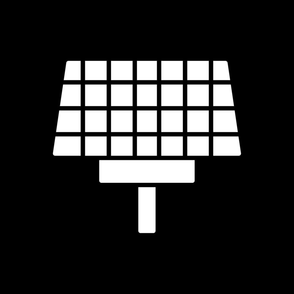 Panel Glyph Inverted Icon Design vector