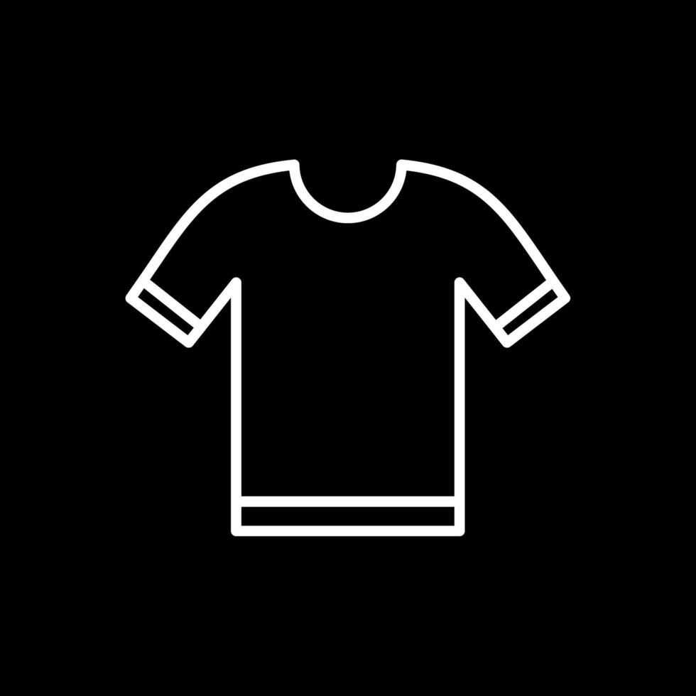 camisa línea invertido icono diseño vector