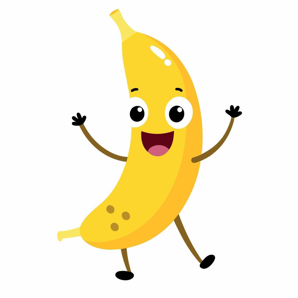 A minimalist Carton Character with smile flat style illustration vector