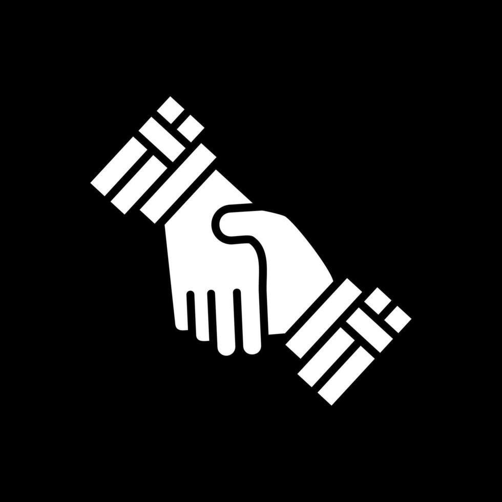 Business Relationship Glyph Inverted Icon Design vector
